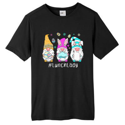 Cute Easter Day Gnome Love Lunch Lady  Matching Tall Fusion ChromaSoft Performance T-Shirt