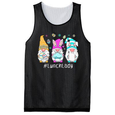 Cute Easter Day Gnome Love Lunch Lady  Matching Mesh Reversible Basketball Jersey Tank