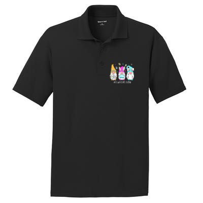 Cute Easter Day Gnome Love Lunch Lady  Matching PosiCharge RacerMesh Polo