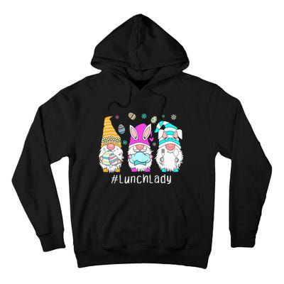 Cute Easter Day Gnome Love Lunch Lady  Matching Tall Hoodie