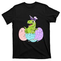 Cute Easter Dinosaur T Rex Bunny Easter Day Toddler  T-Shirt