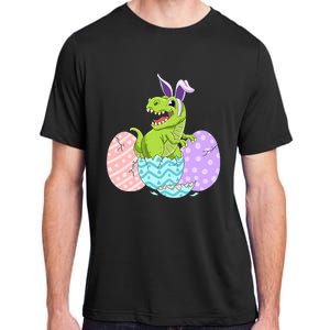 Cute Easter Dinosaur T Rex Bunny Easter Day Toddler  Adult ChromaSoft Performance T-Shirt