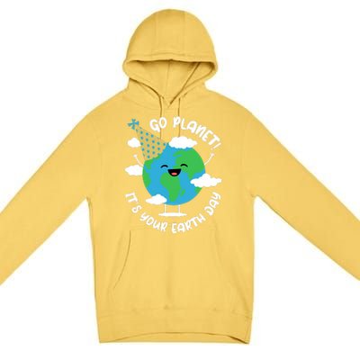 Cute Earth Day Go Planet Its Your Earth Day Boy Premium Pullover Hoodie