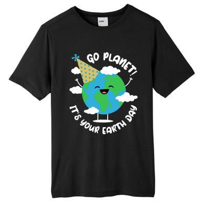 Cute Earth Day Go Planet Its Your Earth Day Boy Tall Fusion ChromaSoft Performance T-Shirt