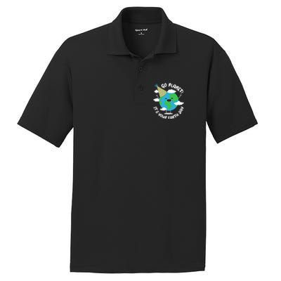 Cute Earth Day Go Planet Its Your Earth Day Boy PosiCharge RacerMesh Polo