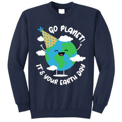 Cute Earth Day Go Planet Its Your Earth Day Boy Sweatshirt