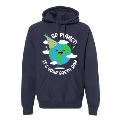 Cute Earth Day Go Planet Its Your Earth Day Boy Premium Hoodie