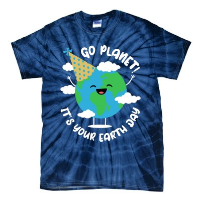 Cute Earth Day Go Planet Its Your Earth Day Boy Tie-Dye T-Shirt