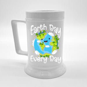 Cute Earth Day Every Day Save Our Planet Green Gift Beer Stein