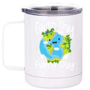 Cute Earth Day Every Day Save Our Planet Green Gift 12 oz Stainless Steel Tumbler Cup