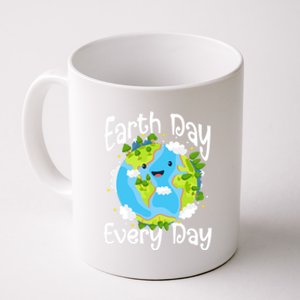 Cute Earth Day Every Day Save Our Planet Green Gift Coffee Mug