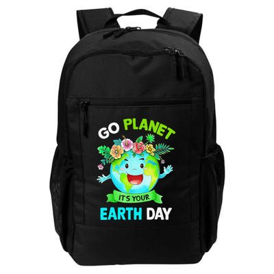 Cute Earth Day 2024 Go Planet Its Your Earth Day 2024 Backpack