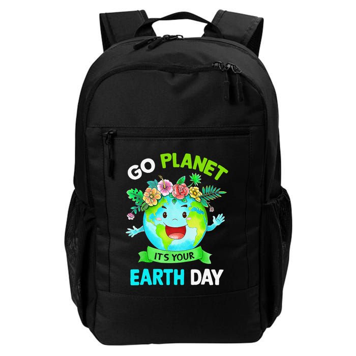 Cute Earth Day 2024 Go Planet Its Your Earth Day 2024 Backpack
