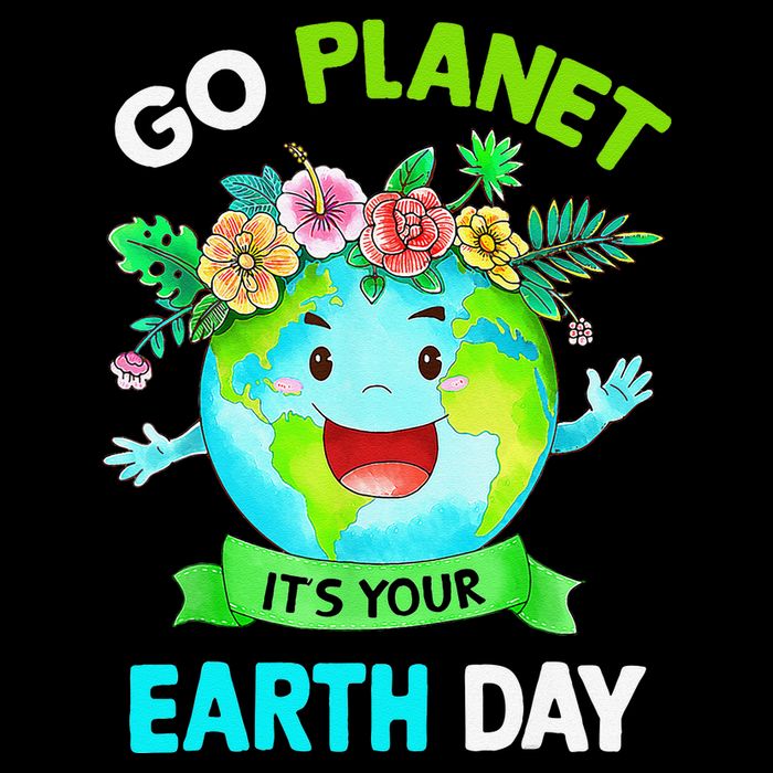 Cute Earth Day 2024 Go Planet Its Your Earth Day 2024 Backpack