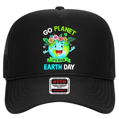Cute Earth Day 2024 Go Planet Its Your Earth Day 2024 Trucker Hat