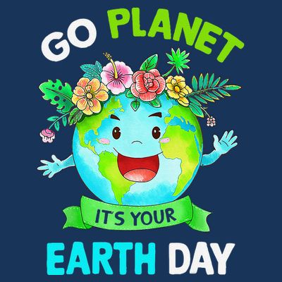 Cute Earth Day 2024 Go Planet Its Your Earth Day 2024 T-Shirt