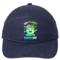 Cute Earth Day 2024 Go Planet Its Your Earth Day 2024 7-Panel Snapback Hat
