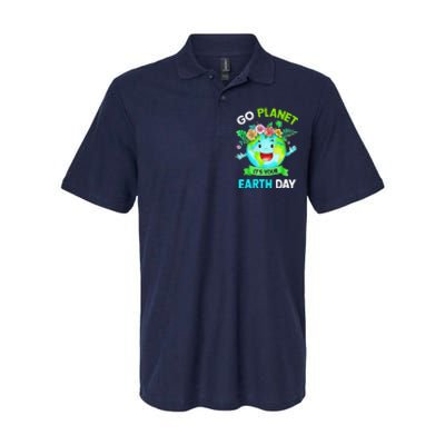 Cute Earth Day 2024 Go Planet Its Your Earth Day 2024 Softstyle Adult Sport Polo