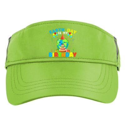 Cute Earth Day Is My Birthday April 22nd Bgiftday Environtal Cute Gift Adult Drive Performance Visor