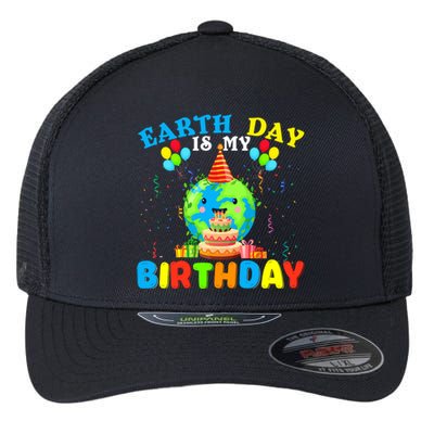 Cute Earth Day Is My Birthday April 22nd Bgiftday Environtal Cute Gift Flexfit Unipanel Trucker Cap