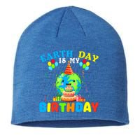 Cute Earth Day Is My Birthday April 22nd Bgiftday Environtal Cute Gift Sustainable Beanie