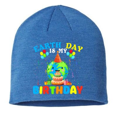 Cute Earth Day Is My Birthday April 22nd Bgiftday Environtal Cute Gift Sustainable Beanie