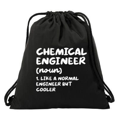 Chemical Engineer Definition Funny Engineering Drawstring Bag