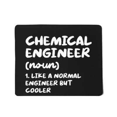 Chemical Engineer Definition Funny Engineering Mousepad