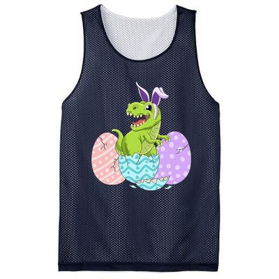 Cute Easter Dinosaur T Rex Bunny Easter Day Mesh Reversible Basketball Jersey Tank