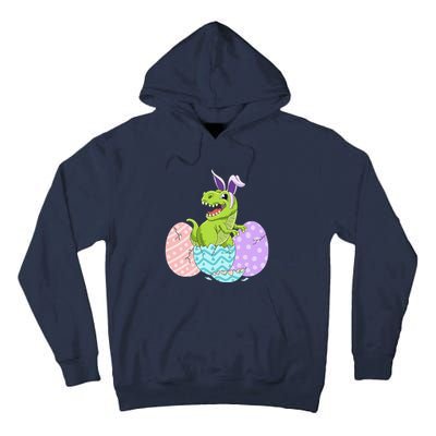 Cute Easter Dinosaur T Rex Bunny Easter Day Tall Hoodie