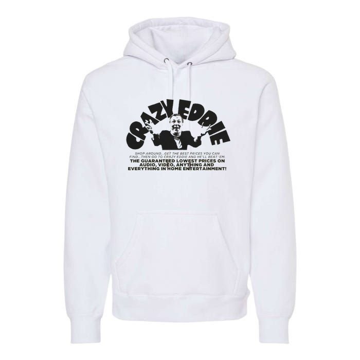 Crazy Eddie Department Store Retro Vintage Premium Hoodie