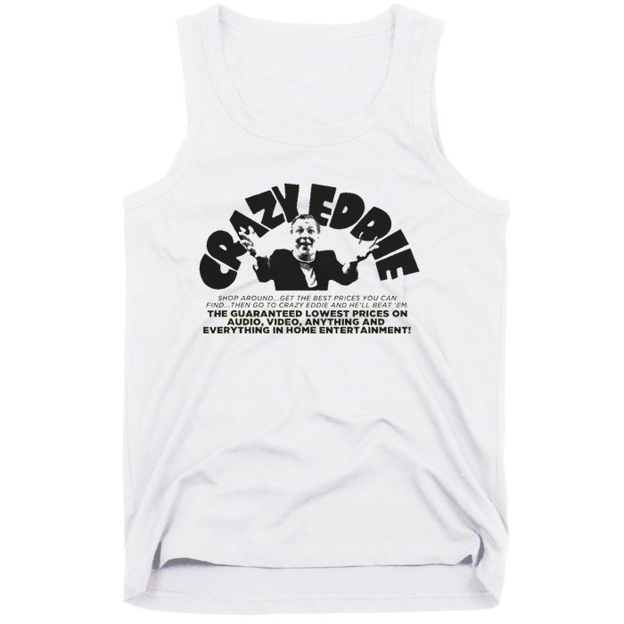 Crazy Eddie Department Store Retro Vintage Tank Top