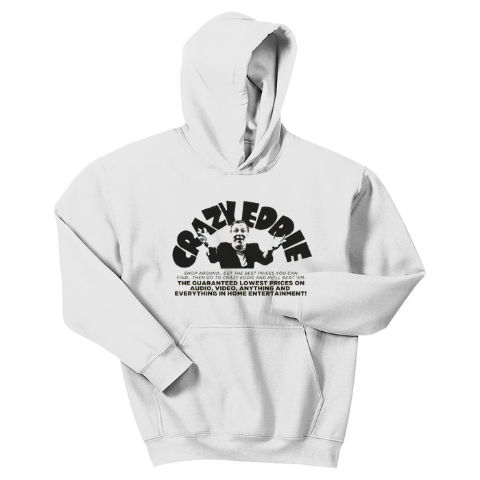 Crazy Eddie Department Store Retro Vintage Kids Hoodie