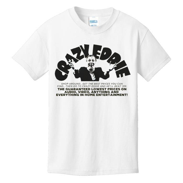 Crazy Eddie Department Store Retro Vintage Kids T-Shirt