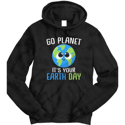 Cute Earth Day Go Planet Earth Day Tie Dye Hoodie