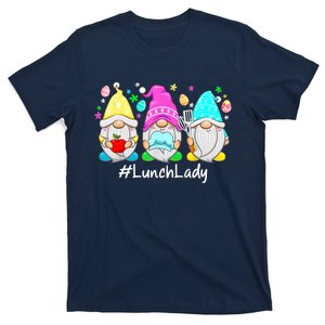 Cute Easter Day Gnome Love Lunch Lady Wo Matching T-Shirt