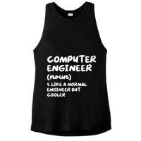 Computer Engineer Definition Funny Engineering Ladies PosiCharge Tri-Blend Wicking Tank