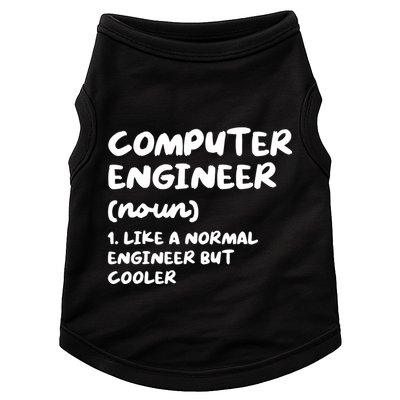 Computer Engineer Definition Funny Engineering Doggie Tank