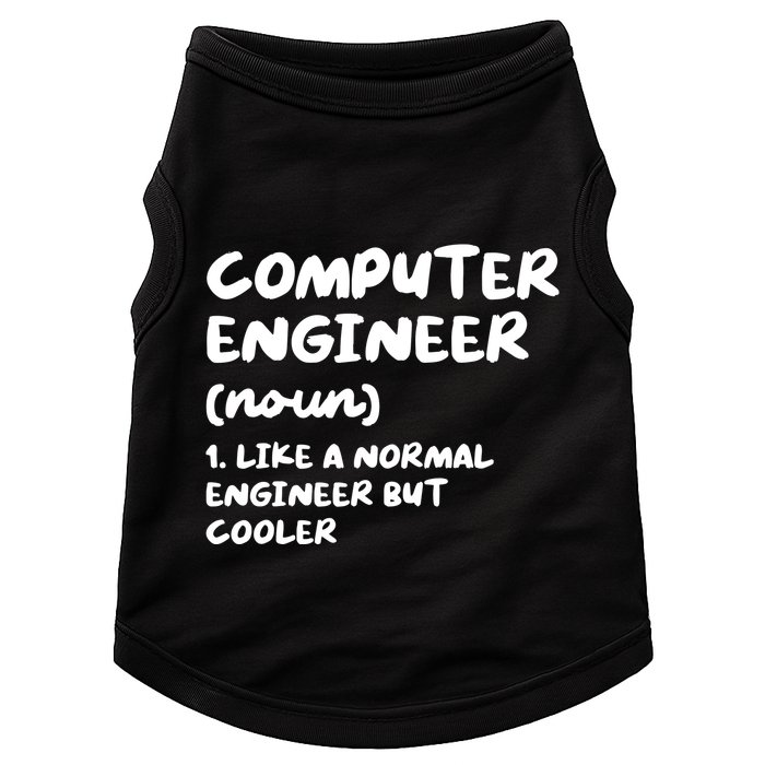 Computer Engineer Definition Funny Engineering Doggie Tank