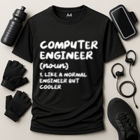 Computer Engineer Definition Funny Engineering Performance Shirt