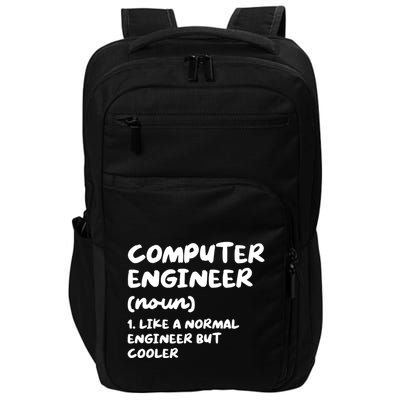 Computer Engineer Definition Funny Engineering Impact Tech Backpack