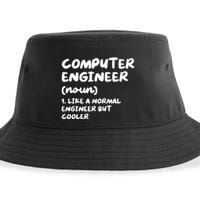 Computer Engineer Definition Funny Engineering Sustainable Bucket Hat