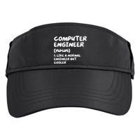 Computer Engineer Definition Funny Engineering Adult Drive Performance Visor