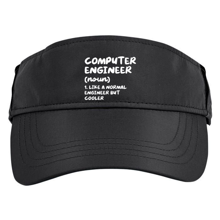 Computer Engineer Definition Funny Engineering Adult Drive Performance Visor