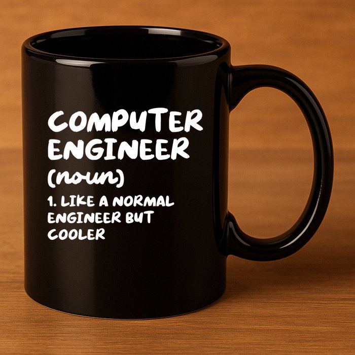 Computer Engineer Definition Funny Engineering 11oz C Handle Ceramic Mug