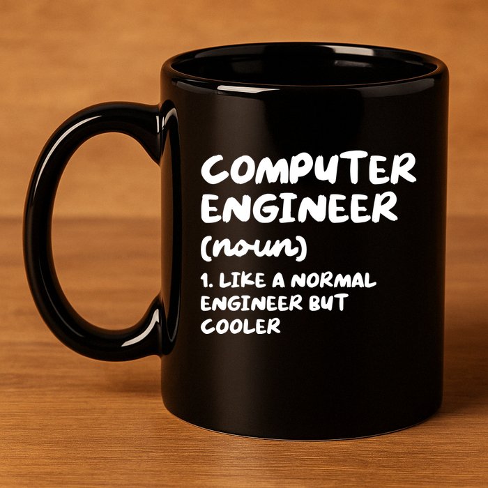 Computer Engineer Definition Funny Engineering 11oz C Handle Ceramic Mug