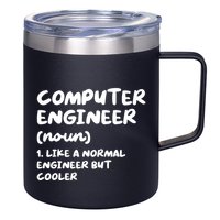 Computer Engineer Definition Funny Engineering 12oz Stainless Steel Coffee Mug