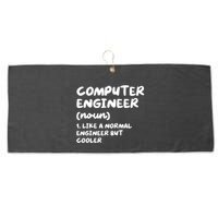 Computer Engineer Definition Funny Engineering Large Microfiber Waffle Golf Towel