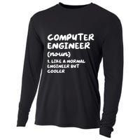 Computer Engineer Definition Funny Engineering Cooling Performance Long Sleeve Crew