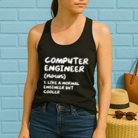 Computer Engineer Definition Funny Engineering Womens Tank Top